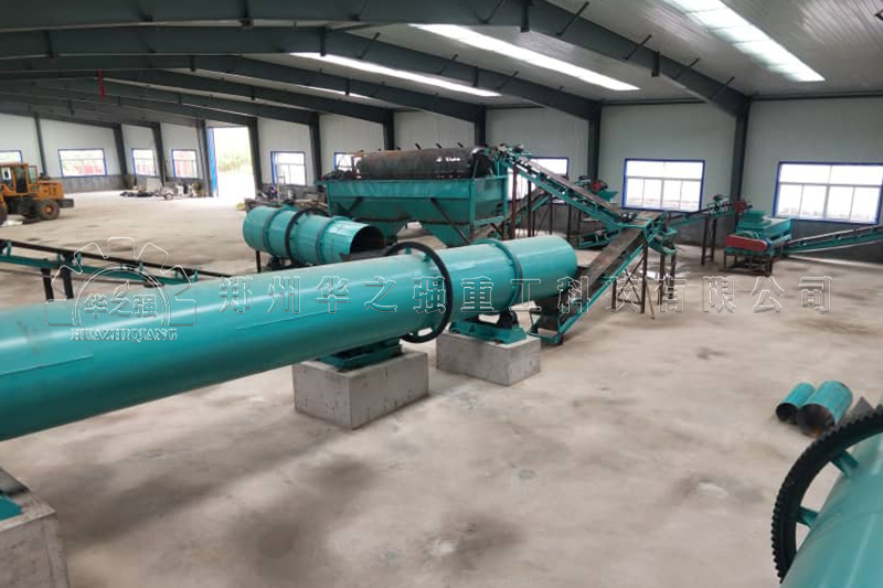 遼寧圓盤有機肥設(shè)備生產(chǎn)線安裝現(xiàn)場