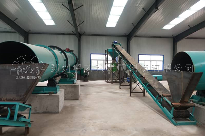 遼寧圓盤有機肥設(shè)備生產(chǎn)線安裝現(xiàn)場